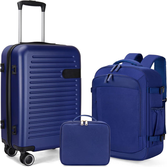 Carry On Luggage 20 Inch Luggage Sets 3 Piece